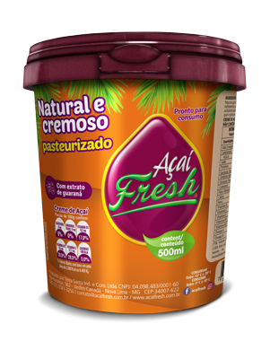 Açaí Fresh Natural Creamy Açaí with Guaraná 500ml
