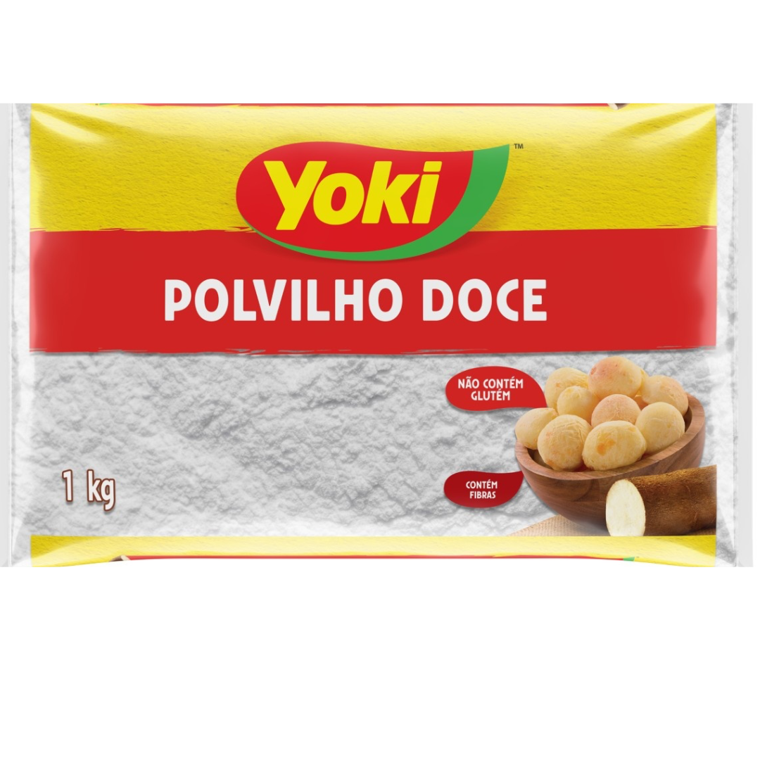 Amido de mandioca doce Yoki 1kg