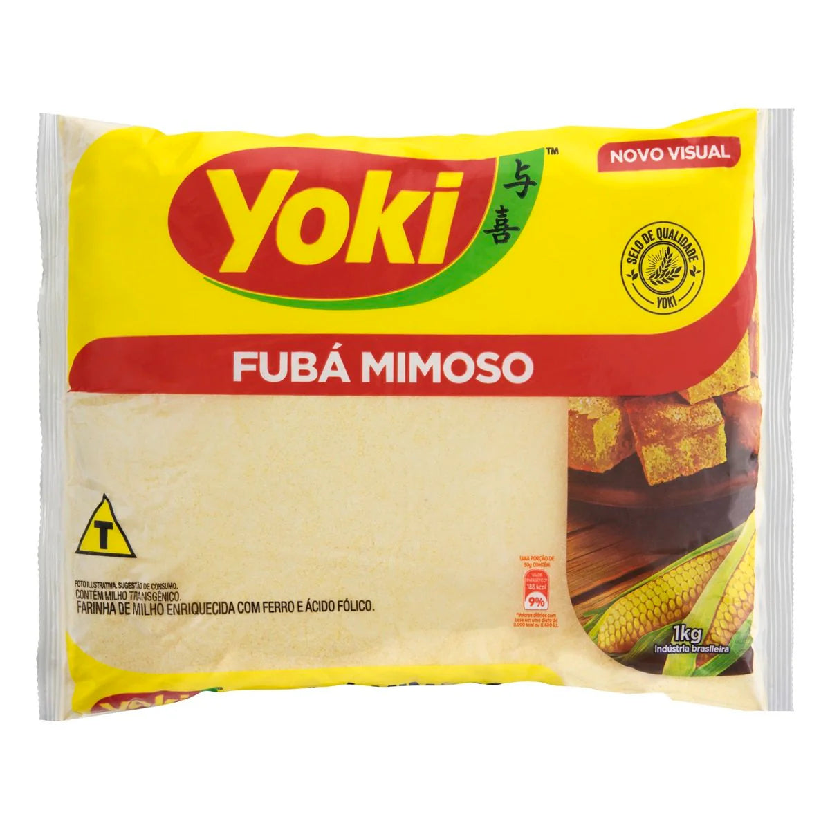Farinha de milho amarela Yoki mimoso 1 kg