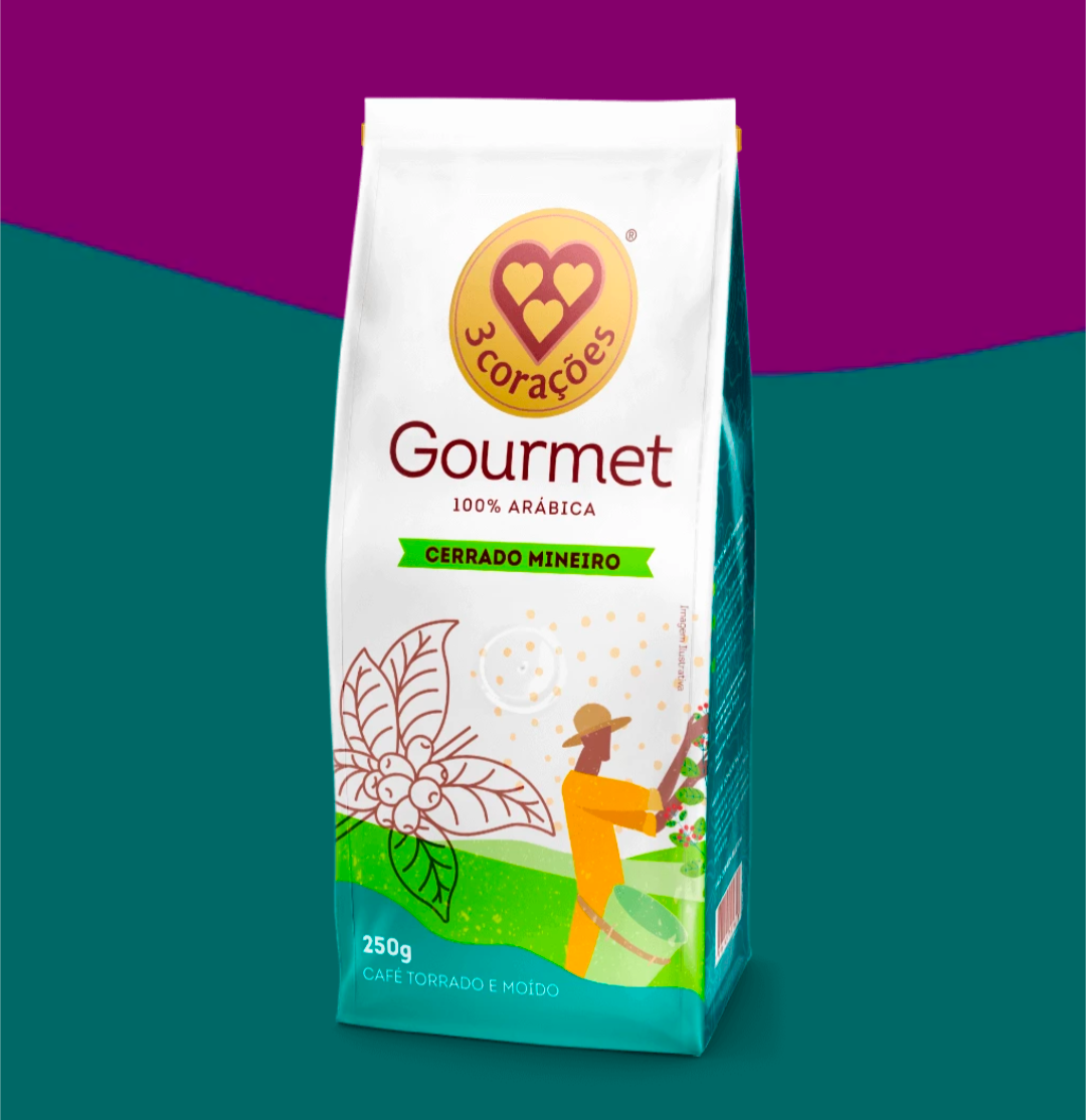 3Coracoes Gourmet Coffee Cerrado Mineiro 250g