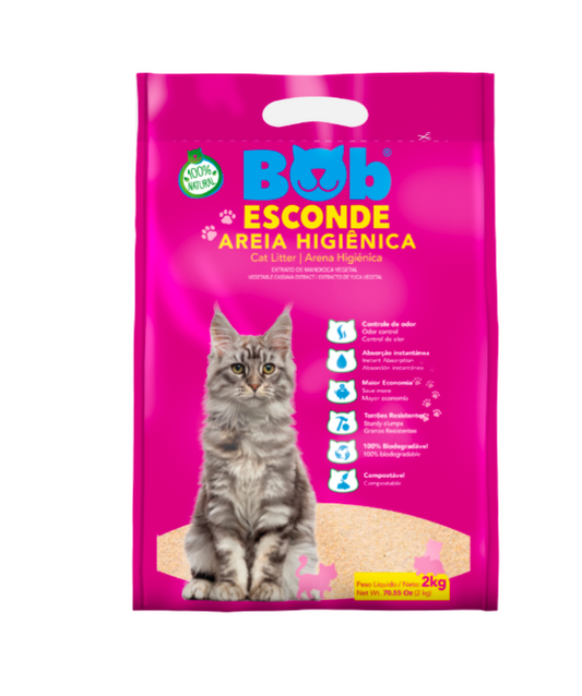Amafil 100% Biodegradable Cat Litter – BOB HIDES 2 kg