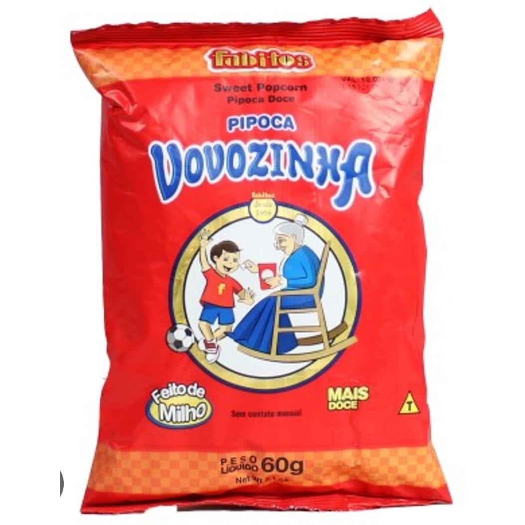 Popcorn sucré Vovozinha 60g