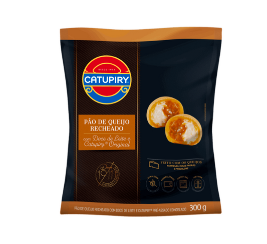 Catupiry Cheese Bread filled with Dulce de Leche 300g