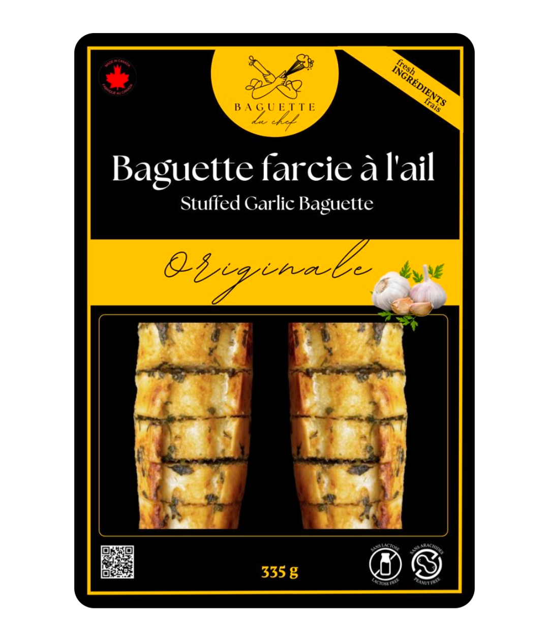 Moullandro Stuffed Garlic Baguette 300g