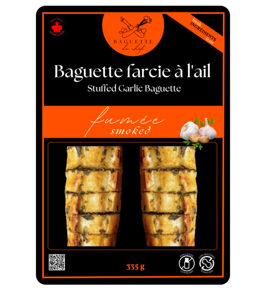 Moullandro Stuffed Garlic Baguette Smoked Flavor 300g