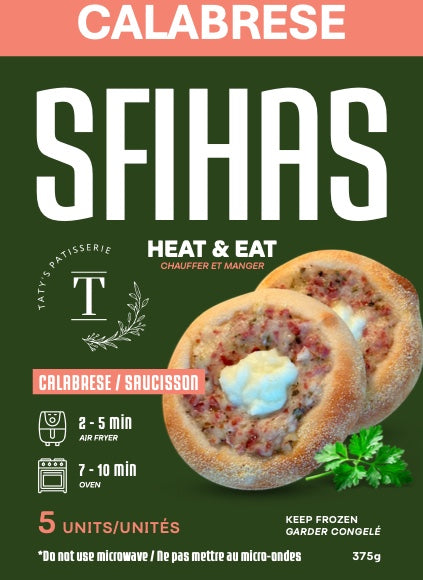 Tatys Patisserie Sfihas (Varieties/Saveurs)