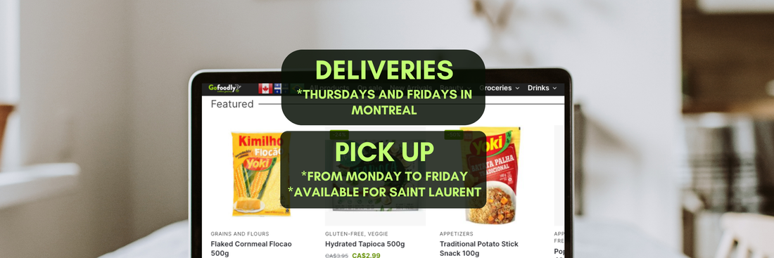 Deliveries and Pick-Ups of Brazilian Products in Montreal and Surrounding Areas