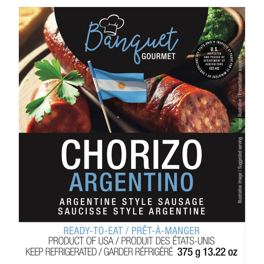 Banquet Gourmet Argentine Style Sausage Pack 375g