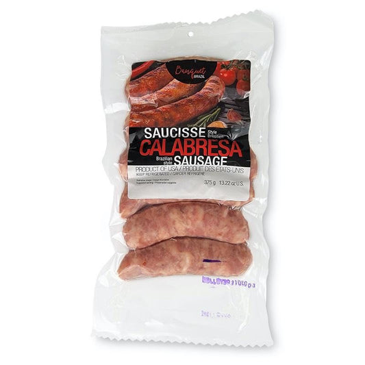 Pacote de Linguiça Calabresa Defumada Gourmet Banquete 375g