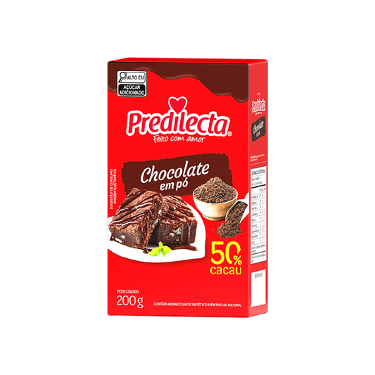 Predilecta Chocolate em Pó 50% 200g