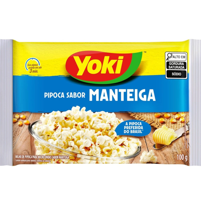 Yoki Sabor Manteiga Micro-ondas 100g