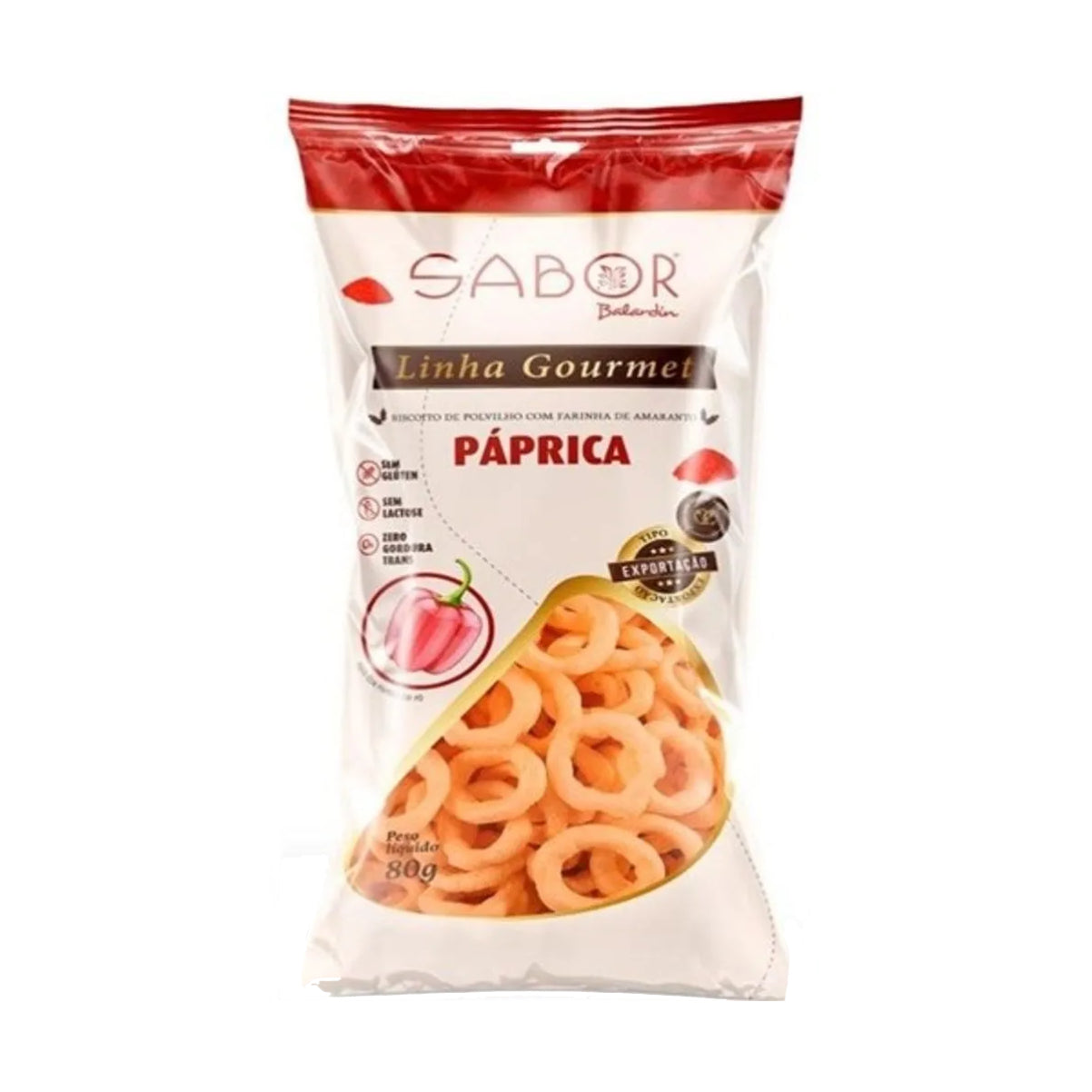 Sabor Gourmet Cassava Starch Cookie Paprica 60g