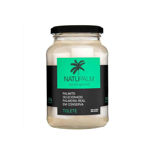 Natupalm heart of palm tolete 530g (dreinad 300g)