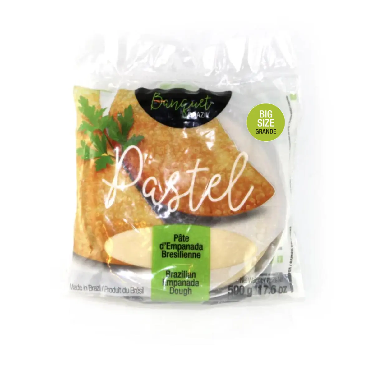 Banquete Gourmet Pastel/Empanada Massa Grande 500g