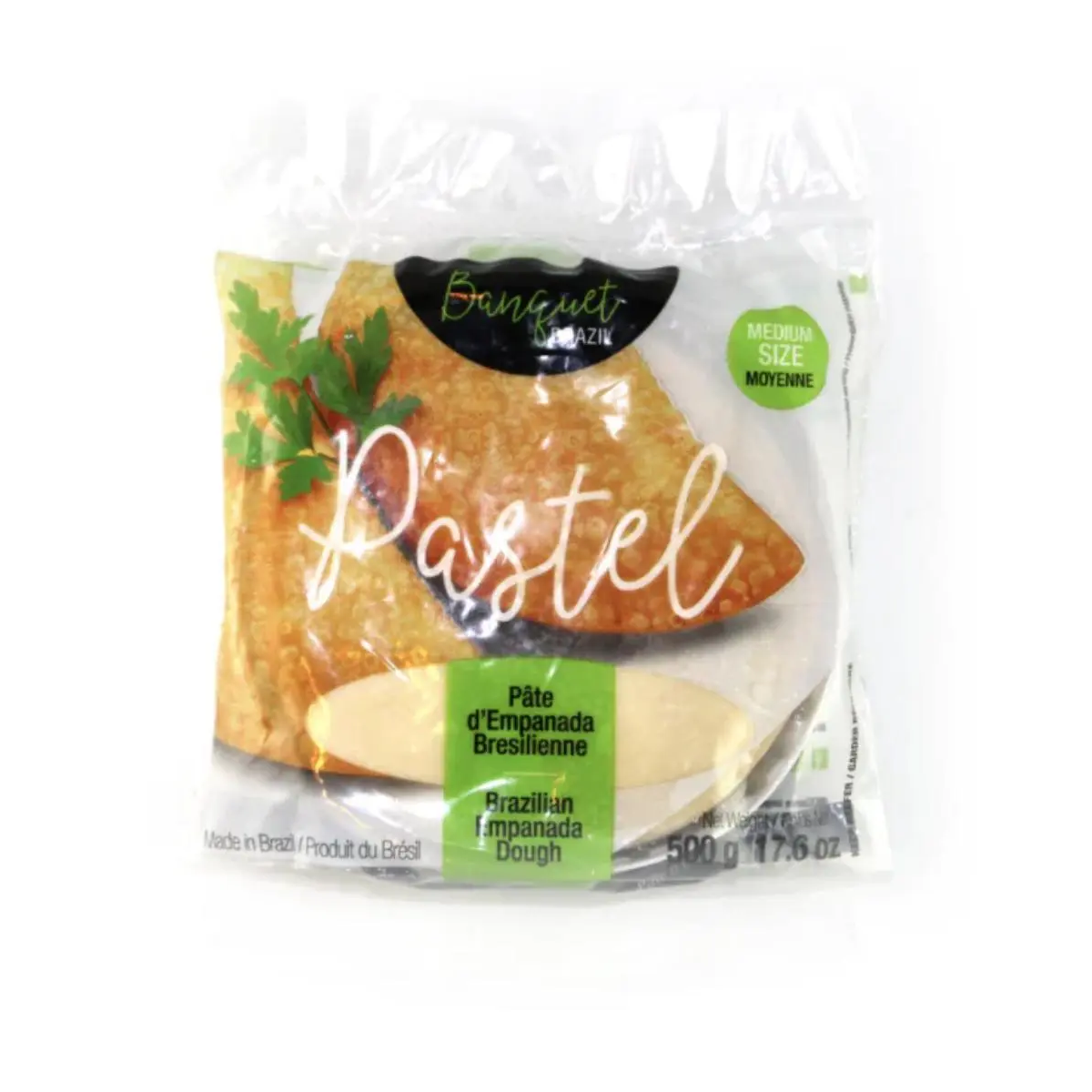 Pâte à empanadas/pastel gourmet pour banquet, taille moyenne, 500 g