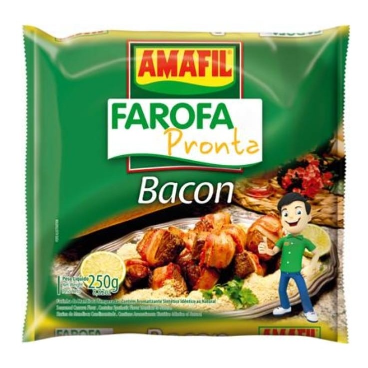 Amafil Cassava Flour (Farofa) Bacon 250g