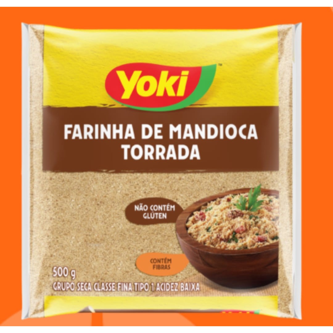 Farinha de mandioca torrada Yoki 500g