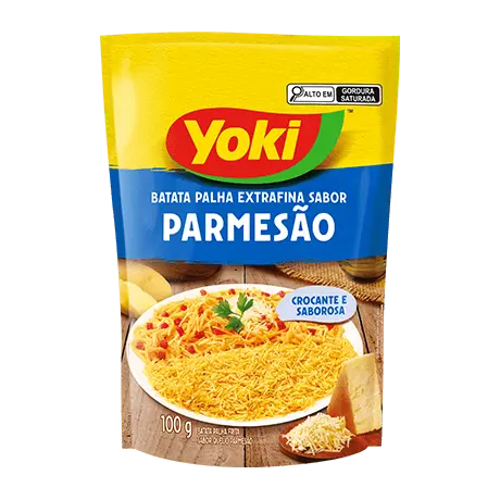 Yoki Extra Thin Potato Sticks Parmesan 100g