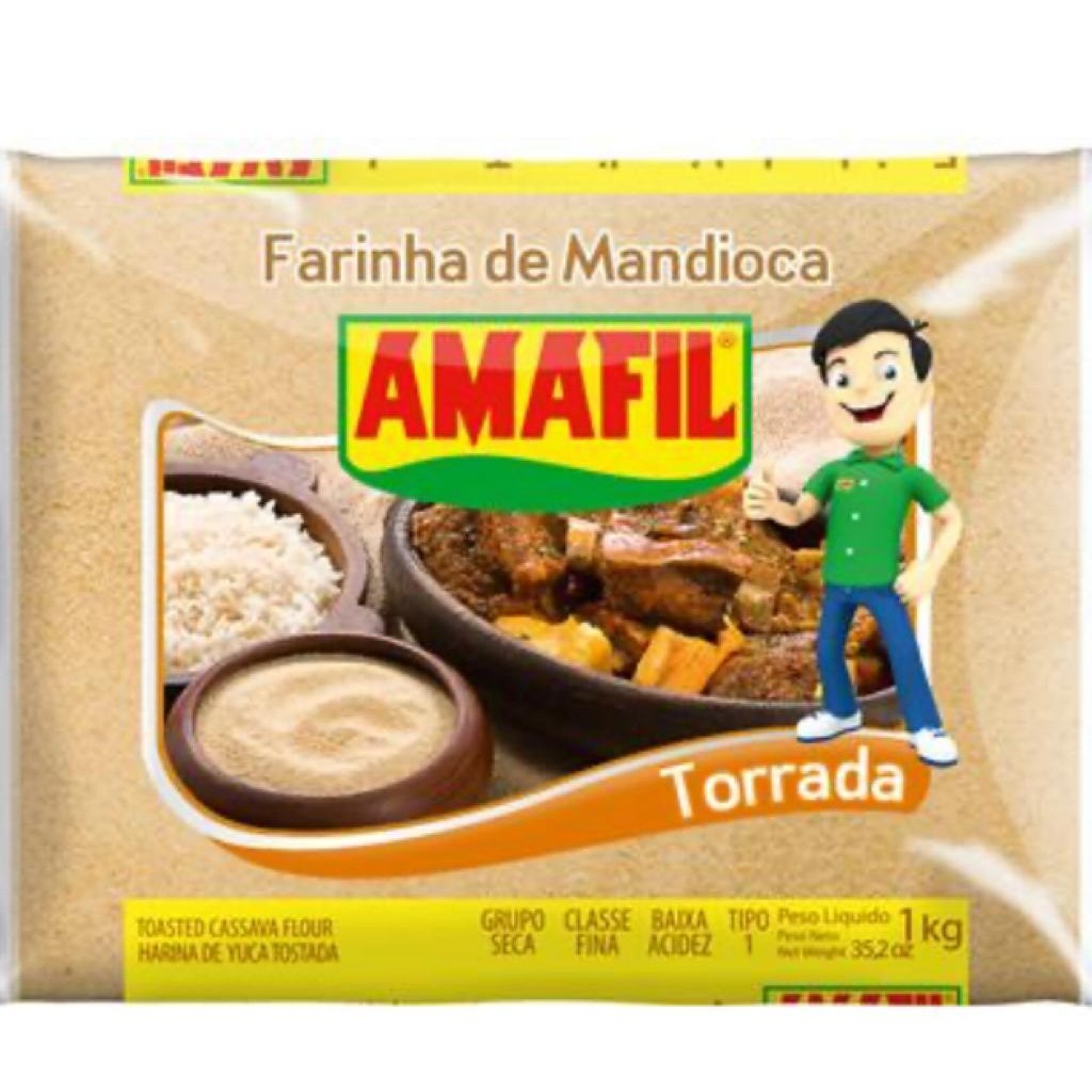 Amafil Toasted Cassava Flour 1kg - Gofoodly