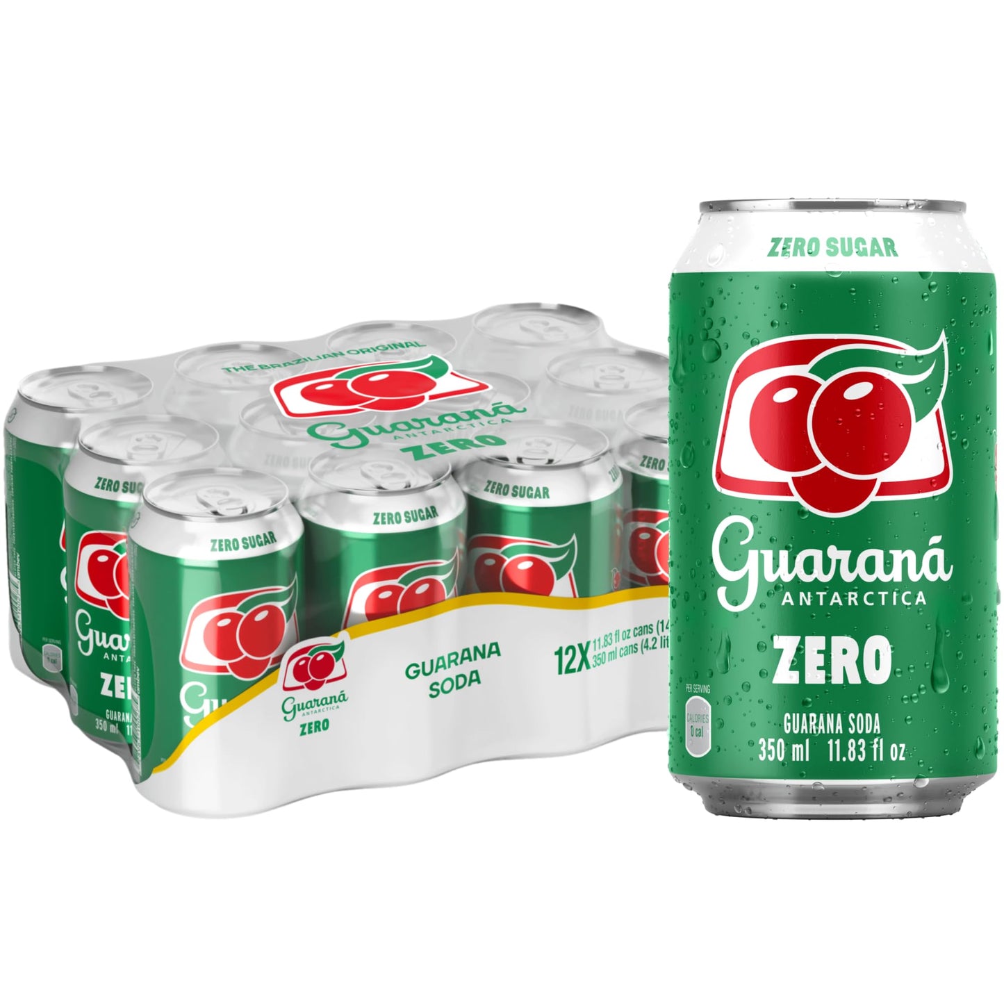 Antarctica Guarana Zero 12 x 350ml - Gofoodly