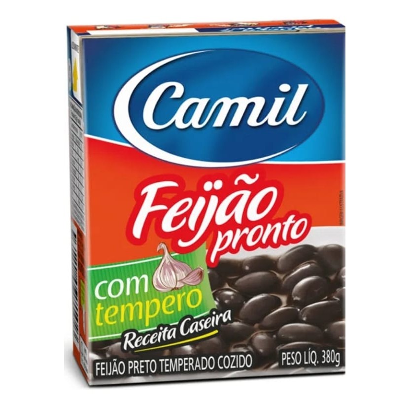 Camil Seasoned Ready to eat Black Beans 380g - Gofoodly