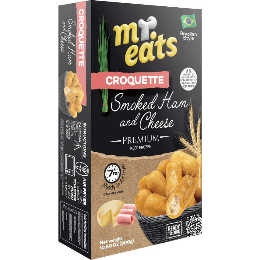 Croquete de Presunto e Queijo Defumado Mr. Eats 300g