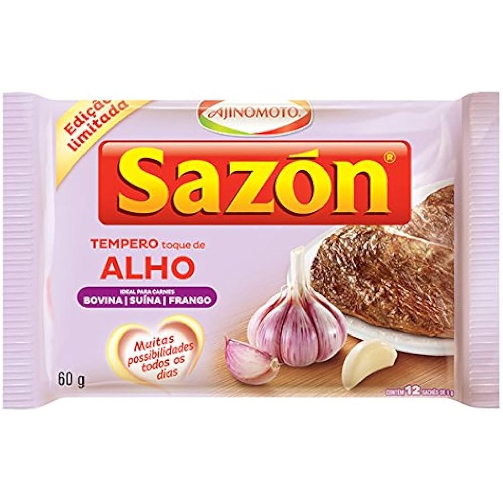 Sazon Brasil Alho 60g