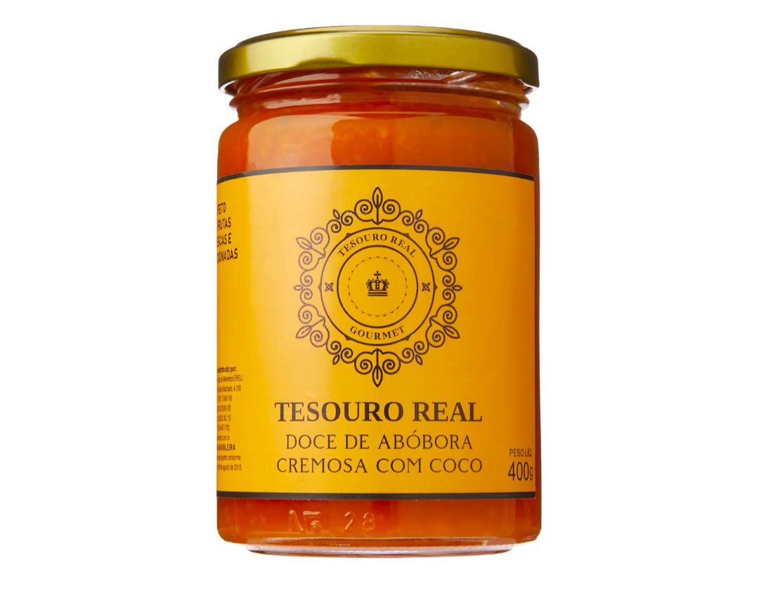 Tesouro Real Creamy Pumpkin & Coconut Sweet 400g